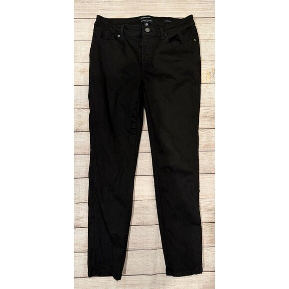 Kenneth Cole Denim - Kenneth Cole New York "Jess Skinny" black jeans women's size US 10